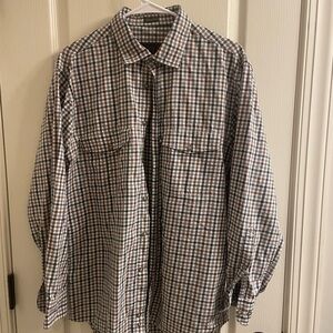 Madison Creek Men's Checked Dress Shirt Large